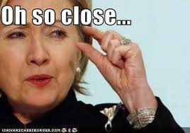 And we're sure she's not talking about the source of her marital problems with Bill?