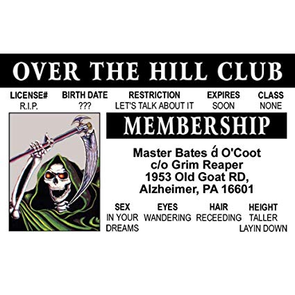 Over the Hill club