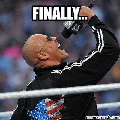 The Rock Finally